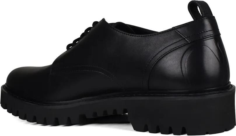 Valentino Garavani Leren loafers met stiksels Zwart - Foto 2