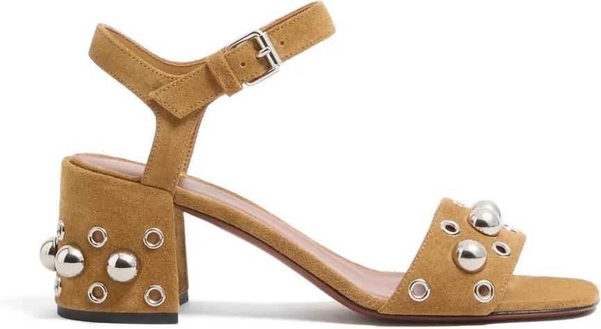Valentino Garavani Nellcôte leren sandalen Bruin