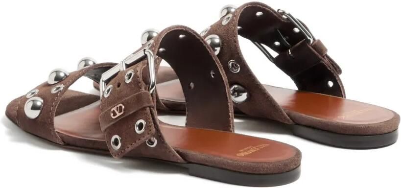 Valentino Garavani Nellcôte leren sandalen Bruin - Foto 2