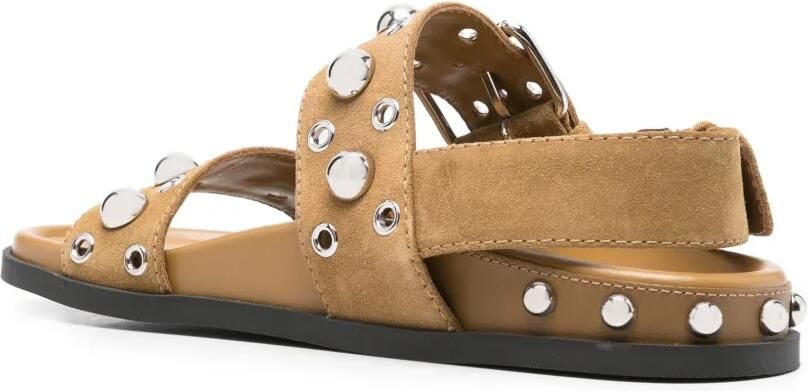 Valentino Garavani Nellcôte sandalen met gesp Bruin - Foto 2