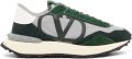 Valentino Garavani Netrunner canvas en suède sneakers Groen - Groen
