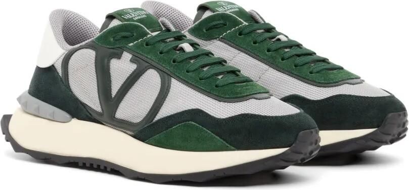 Valentino Garavani Netrunner canvas en suède sneakers Groen - Foto 4