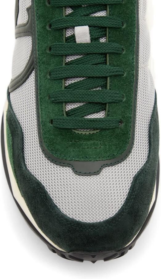 Valentino Garavani Netrunner canvas en suède sneakers Groen - Foto 2