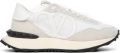 Valentino Garavani Netrunner canvas en suède sneakers Wit - Wit
