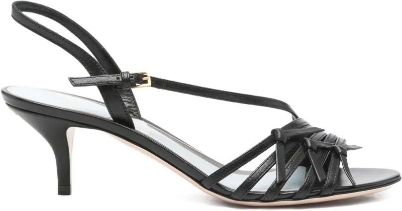 Valentino Garavani Nodine sandalen met strikbandjes Zwart