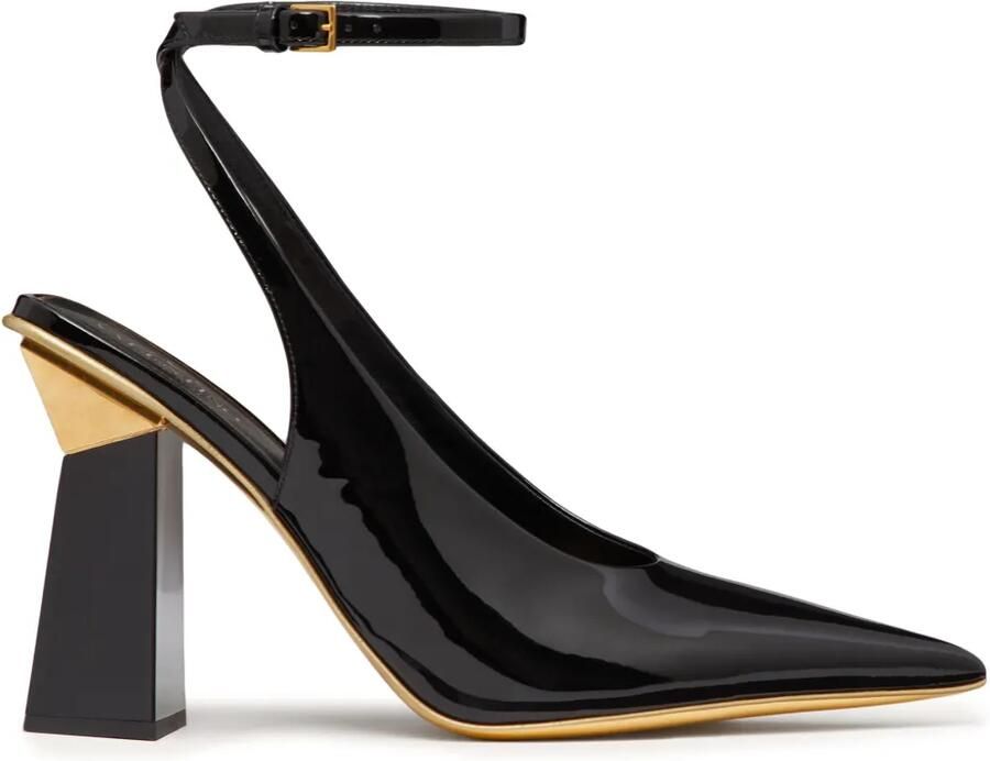 Valentino Garavani One Stud Hyper slingback pumps Zwart