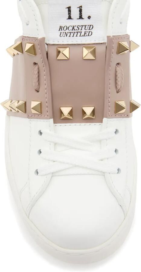 Valentino Garavani Open Disco wedge sneakers in calfskin 85mm Wit - Foto 4