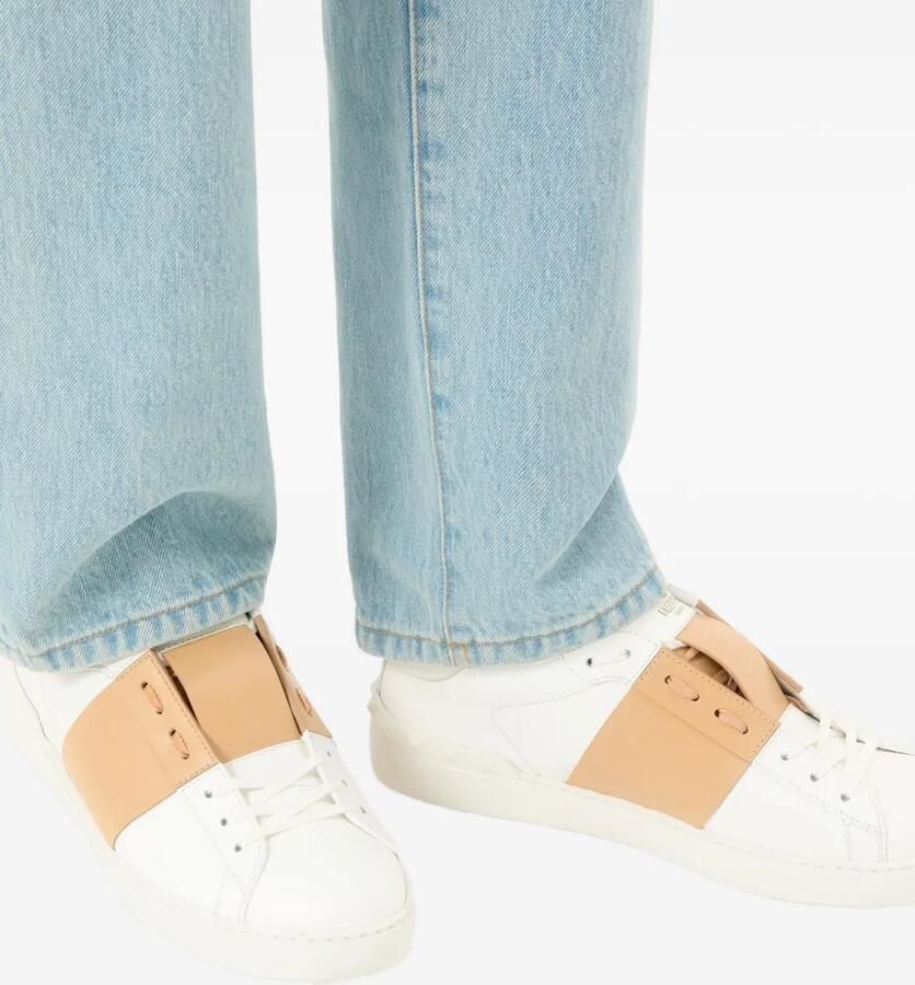 Valentino Garavani Open kalfsleren sneakers Wit