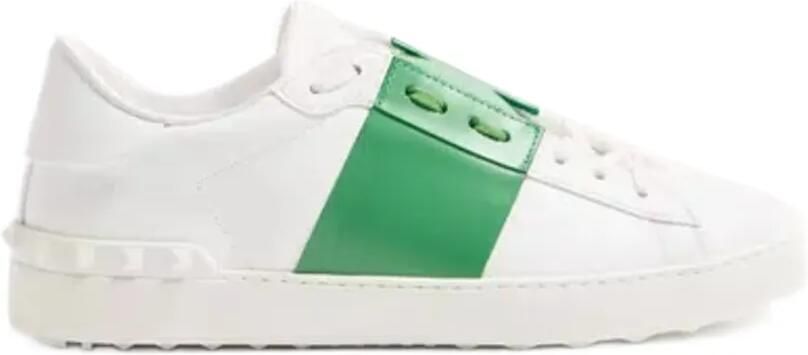Valentino Garavani Open kalfsleren sneakers Wit