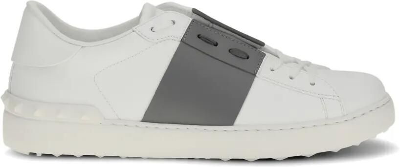 Valentino Garavani Open Rockstud leren sneakers Wit