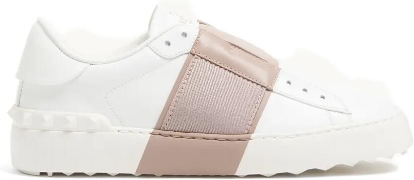 Valentino Garavani Open Tie-Up nappa leren sneakers Wit