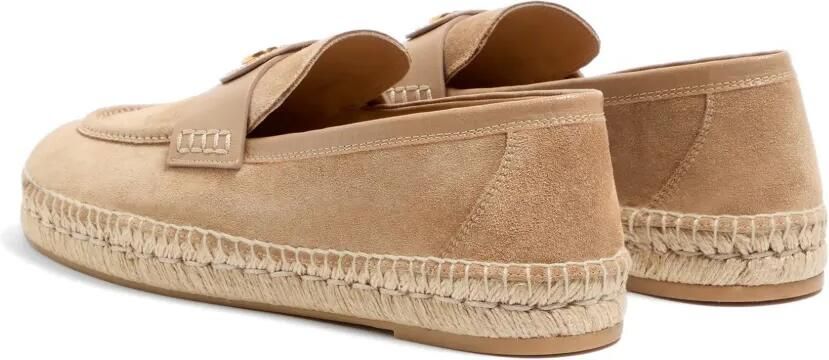 Valentino Garavani Palm Avenue leren espadrilles Beige - Foto 5