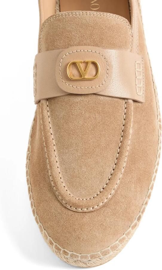 Valentino Garavani Palm Avenue leren espadrilles Beige - Foto 3