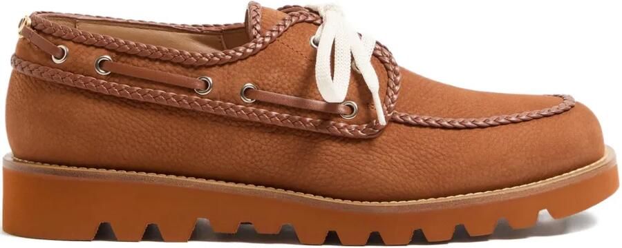 Valentino Garavani Palm Avenue suède bootschoenen Bruin