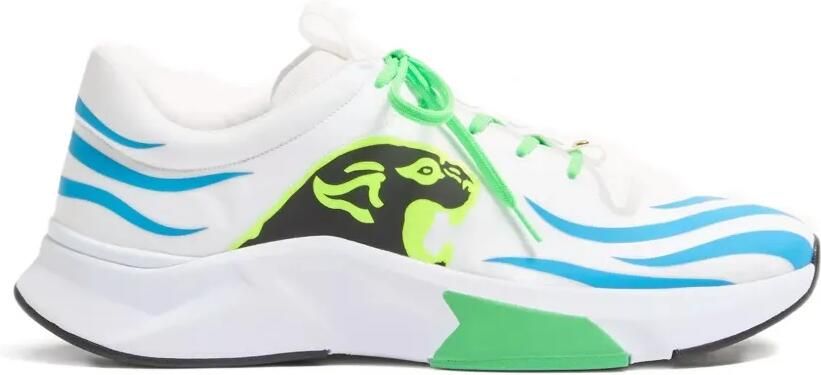 Valentino Garavani Panther Blaze low-top sneakers van ripstop stof Wit