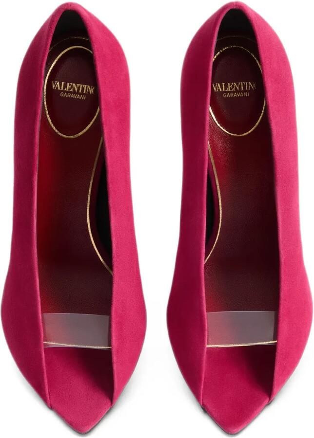 Valentino Garavani Révélé VLogo pumps Roze - Foto 2