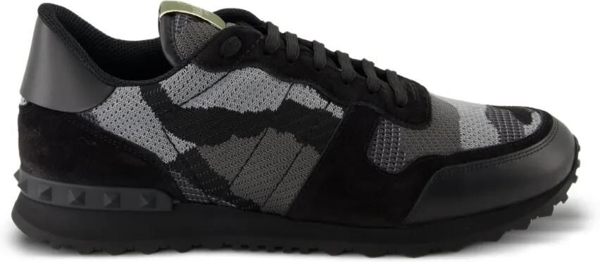 Valentino Garavani Rockrunner sneakers met camouflageprint Zwart