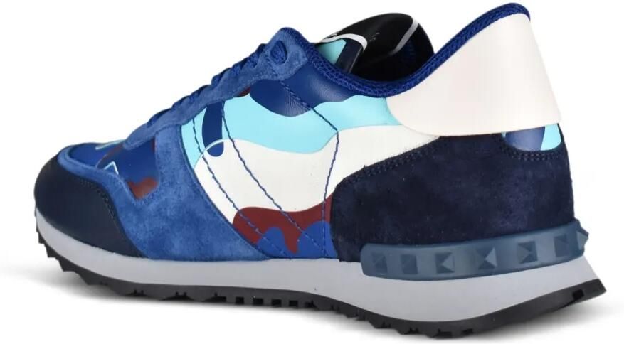 Valentino Garavani Rockrunner sneakers met camouflageprint Blauw - Foto 2
