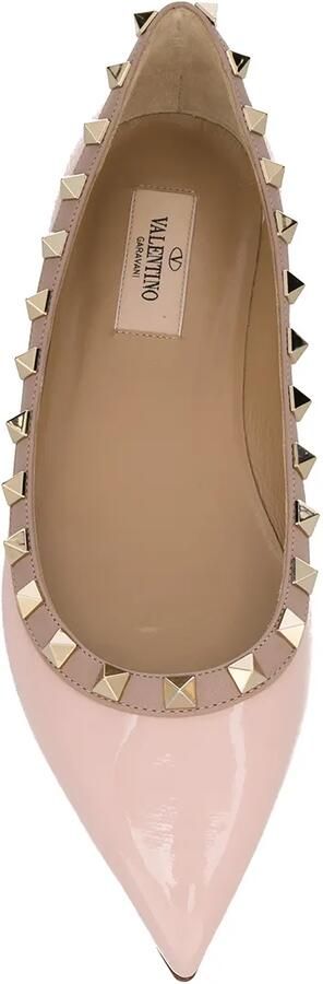 Valentino Garavani Rockstud ballerina's Roze - Foto 3