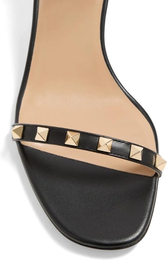 Valentino Garavani Rockstud calfskin sandals with straps 60mm Zwart - Foto 2