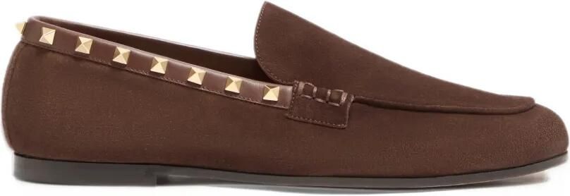 Valentino Garavani Rockstud-embellished loafers Bruin