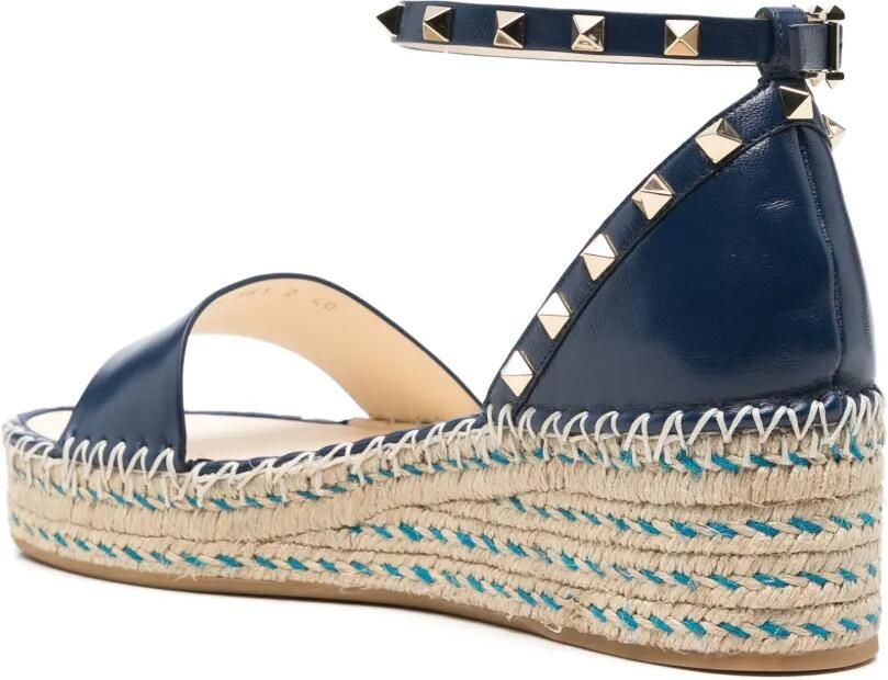 Valentino Garavani Rockstud espadrilles Blauw - Foto 2