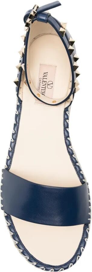 Valentino Garavani Rockstud espadrilles Blauw - Foto 4