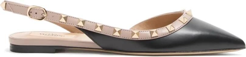 Valentino Garavani Rockstud kalfsleren pumps Zwart