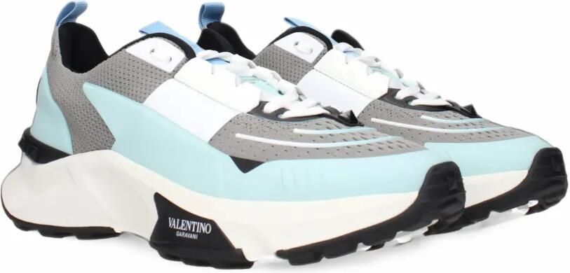 Valentino Garavani Rockstud mesh sneakers Grijs