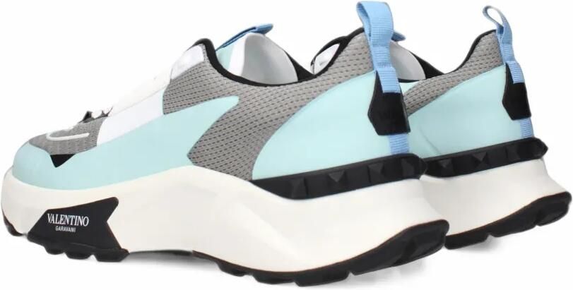 Valentino Garavani Rockstud mesh sneakers Grijs - Foto 3