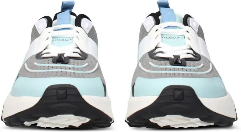 Valentino Garavani Rockstud mesh sneakers Grijs - Foto 2