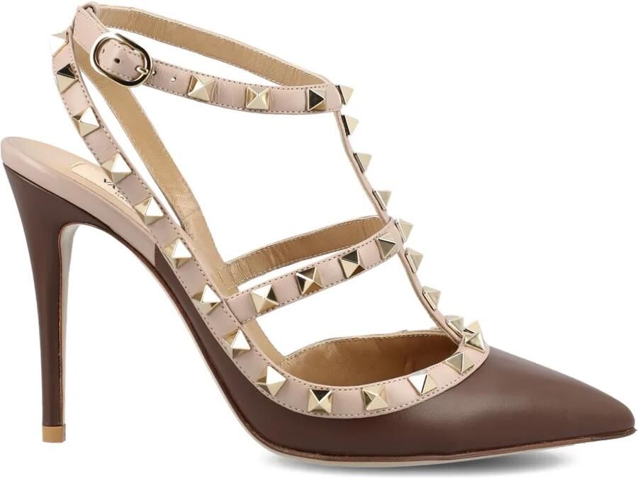 Valentino Garavani Rockstud pumps Bruin