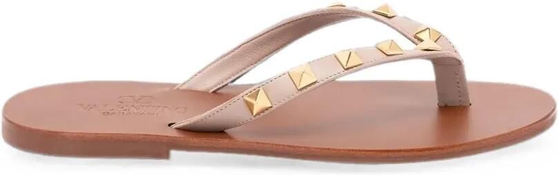 Valentino Garavani Rockstud sandalen Beige