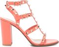 Valentino Garavani Rockstud sandalen met enkelbandje Oranje - Oranje
