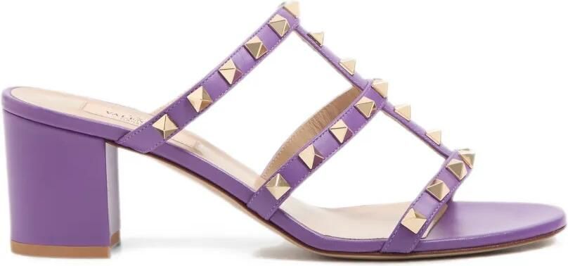 Valentino Garavani Rockstud sandalen Paars