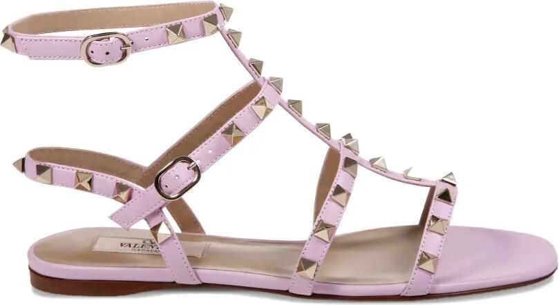 Valentino Garavani Rockstud sandalen Roze