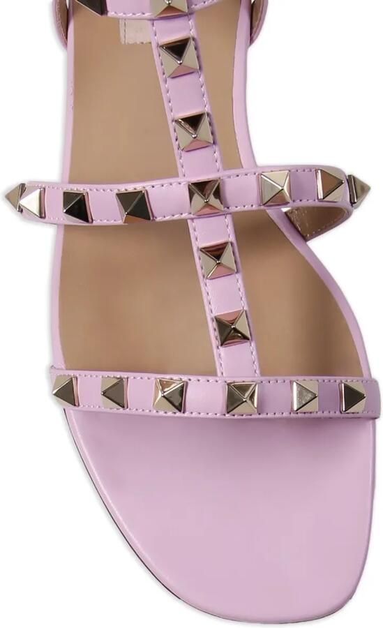 Valentino Garavani Rockstud sandalen Roze - Foto 3