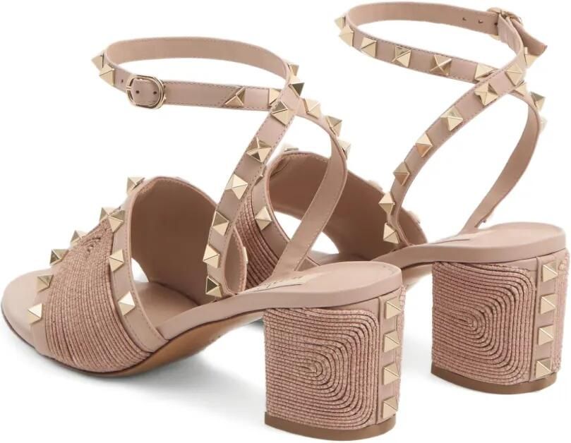 Valentino Garavani Rockstud sandalen Roze - Foto 4