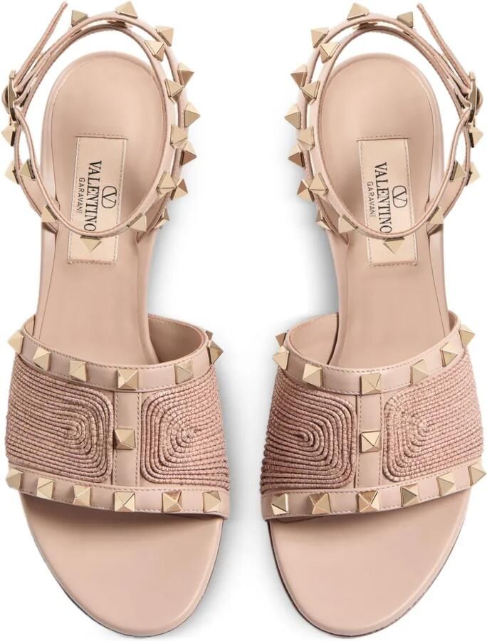 Valentino Garavani Rockstud sandalen Roze - Foto 2