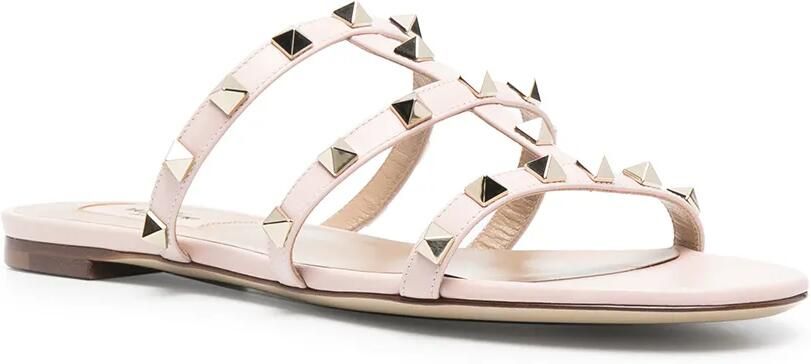 Valentino Garavani Rockstud sandalen Roze - Foto 3