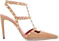 Valentino Garavani Rockstud suede pumps 100mm Beige - Beige