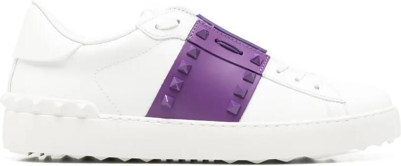Valentino Garavani Rockstud Untitled leren sneakers Wit