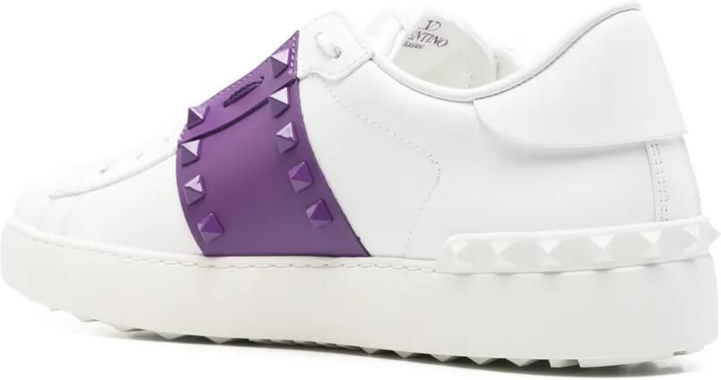 Valentino Garavani Rockstud Untitled leren sneakers Wit - Foto 3
