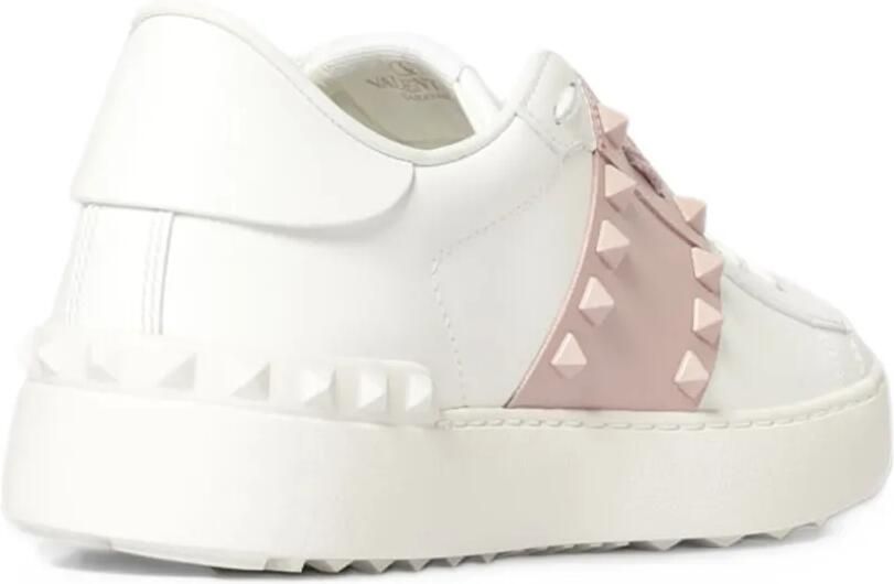 Valentino Garavani Rockstud Untitled studded leather sneakers Wit - Foto 3