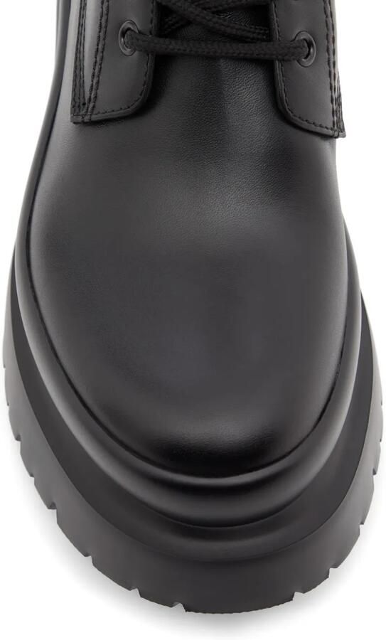 Valentino Garavani Roman Stud kalfsleren combat boots 50 mm Zwart - Foto 4