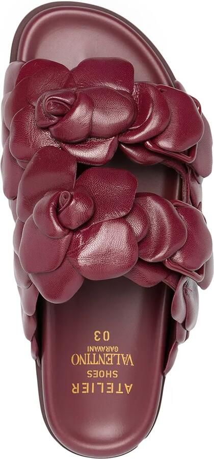 Valentino Garavani Rose Edition muiltjes sandalen Rood - Foto 2