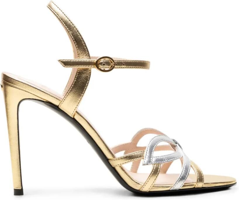 Valentino Garavani Sandalen met enkelbandje Goud