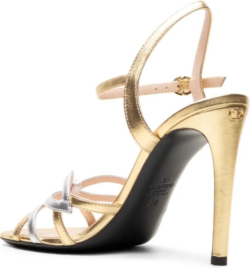 Valentino Garavani Sandalen met enkelbandje Goud - Foto 2