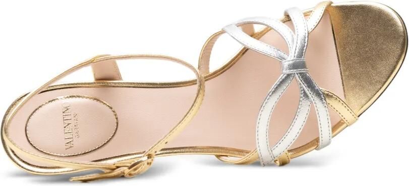Valentino Garavani Sandalen met enkelbandje Goud - Foto 4