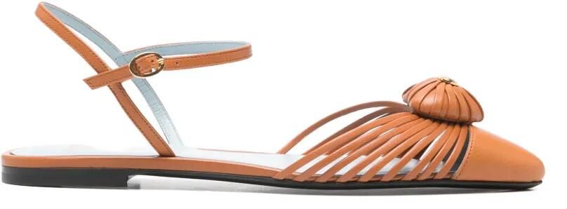 Valentino Garavani Sandalen met hartdetail Bruin